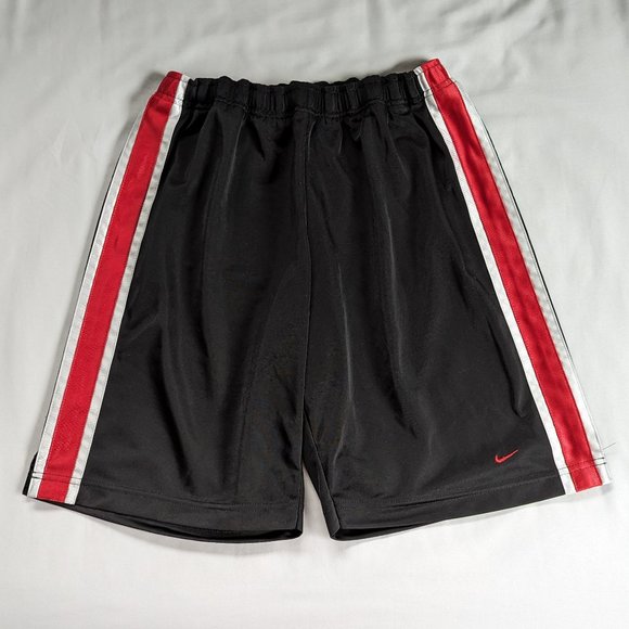 Shiny Black Nike Basketball Shorts - Picture 1 of 4